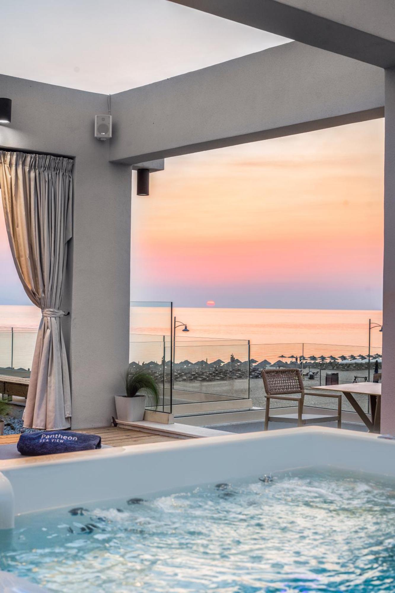 Апарт отель Pantheon Sea View Неи-Пори Экстерьер фото
